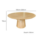 Elmbank Furniture Marley Extendable Dining Table