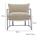 Elmbank Furniture Lowen Sling Accent Chair
