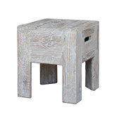 Elmbank Furniture Caelan Recycled Pine Wood Stool