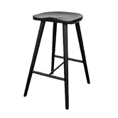 Elmbank Furniture 65cm Whitaker Ash Wood Saddle Stool