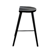 Elmbank Furniture 65cm Whitaker Ash Wood Saddle Stool