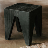 Elmbank Furniture Fitzwilliam Recycled Pine Wood Accent Stool