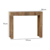 Elmbank Furniture Montgomery Recycled Pine Wood Console Table