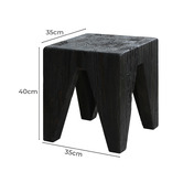 Elmbank Furniture Fitzwilliam Recycled Pine Wood Accent Stool