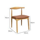 Elmbank Furniture Fairfax Ash Wood Dining Chairs
