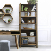 Elmbank Furniture Leclair Recycled Pine Wood Bookshelf