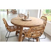 Elmbank Furniture Elain Recycled Pine Wood Dining Table