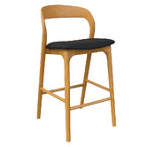 Elmbank Furniture 67cm Maven Ash Wood Bar Stool