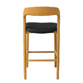 Elmbank Furniture 67cm Maven Ash Wood Bar Stool