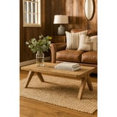 Elmbank Furniture Caelan Rectangular Recycled Wood Coffee Table