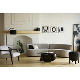 Elmbank Furniture Grey Ember Upholstered Armchair