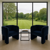 Elmbank Furniture Navy Shae Tub Chair