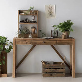 Elmbank Furniture Wycliffe Recycled Pine Wood Console Table