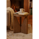 Elmbank Furniture Pembroke Recycled Pine Wood Accent Stool