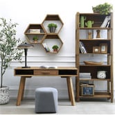 Elmbank Furniture Leclair Recycled Pine Wood Bookshelf