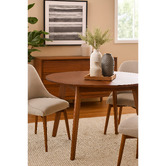 Elmbank Furniture Cassiopeia Extendable Oak Wood Dining Table