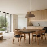 Elmbank Furniture Reina Oak Wood Dining Chairs