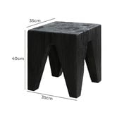Elmbank Furniture Fitzwilliam Recycled Pine Wood Accent Stool