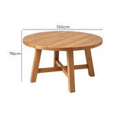 Elmbank Furniture Elain Recycled Pine Wood Dining Table