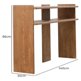 Elmbank Furniture Reverie Rubberwood Console Table