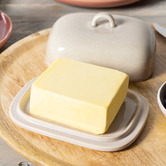 Like by Villeroy &amp; Boch Perlemor Home Porcelain Butter Dish with Lid