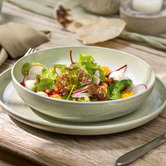 Like by Villeroy &amp; Boch Perlemor Alga 22cm Porcelain Pasta Bowl
