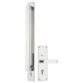 Gainsborough Hardware Omni Allure Stainless Steel Double Cylinder Entrance Pull Handle Lock Set