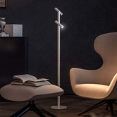 Cordue Dominik 2 Light Rechargeable LED Touch Floor Lamp