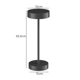 Cordue 32cm Grady Maxi Rechargeable LED Touch Table Lamp