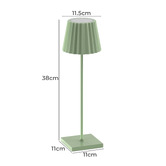 Cordue 38cm Vena Rechargeable LED Touch Table Lamp