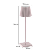 Cordue 38cm Vena Rechargeable LED Touch Table Lamp