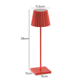 Cordue 38cm Vena Rechargeable LED Touch Table Lamp