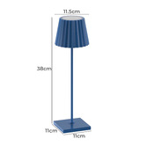 Cordue 38cm Vena Rechargeable LED Touch Table Lamp