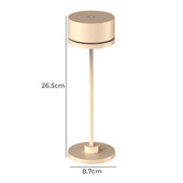 Cordue 27cm Nitin Rechargeable LED Touch Table Lamp