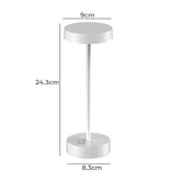 Cordue 24cm Grady Mini Rechargeable LED Touch Table Lamp