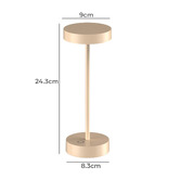Cordue 24cm Grady Mini Rechargeable LED Touch Table Lamp