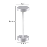 Cordue 24cm Grady Mini Rechargeable LED Touch Table Lamp