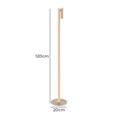 Cordue 120cm Dominik Rechargeable LED Touch Floor Lamp