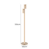 Cordue Dominik 2 Light Rechargeable LED Touch Floor Lamp