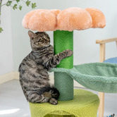 PawPawUp Flower-Styled Cat Tree with Cat House