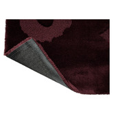 Marimekko Burgundy Unikko Hand-Tufted Pure New Wool Rug