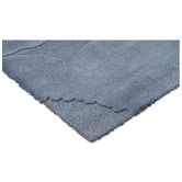 Marimekko Dusty Blue Iso Unikko Hand-Tufted Pure New Wool  Rug