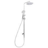 MIXX Tapware &amp; Accessories Matcha Chrome Deluxe Twin Shower