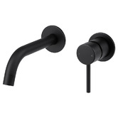 MIXX Tapware &amp; Accessories Anise Round Basin Wall Mixer Set