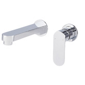 MIXX Tapware &amp; Accessories Saffron Round Basin Wall Mixer Set