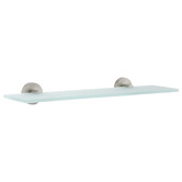 MIXX Tapware &amp; Accessories Chia 450mm Glass Shower Shelf