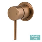 MIXX Tapware &amp; Accessories Anise 60mm Shower Wall Mixer Trim Kit Only