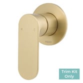 MIXX Tapware &amp; Accessories Saffron 80mm Shower Wall Mixer Trim Kit Only