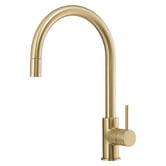 MIXX Tapware &amp; Accessories Anise Eco Gooseneck Pull-Out Kitchen Sink Mixer