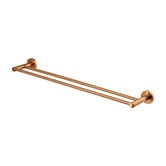 MIXX Tapware &amp; Accessories Chia Double Towel Rail